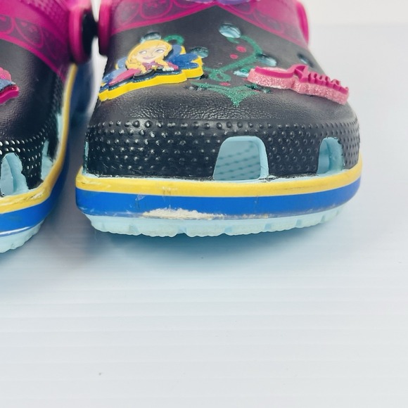 CROCS KIDS Disney Frozen Anna Classic Clog Children's Size 12 - Picture 4 of 12